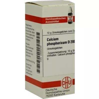 CALCIUM PHOSPHORICUM D 200 glóbulos, 10 g