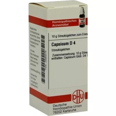CAPSICUM D 4 glóbulos, 10 g