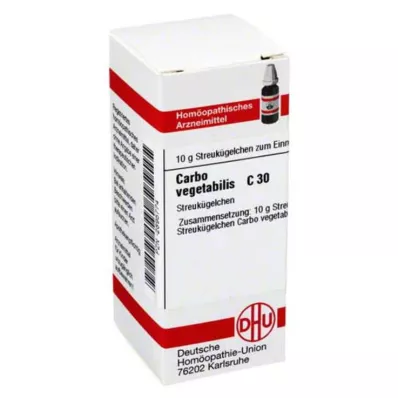 CARBO VEGETABILIS C 30 glóbulos, 10 g