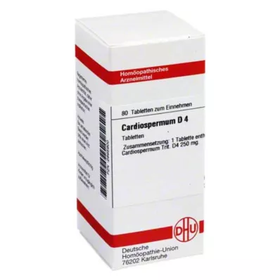 CARDIOSPERMUM D 4 Comprimidos, 80 Cápsulas CARDIOSPERMUM D 4 Comprimidos, 80 Cápsulas