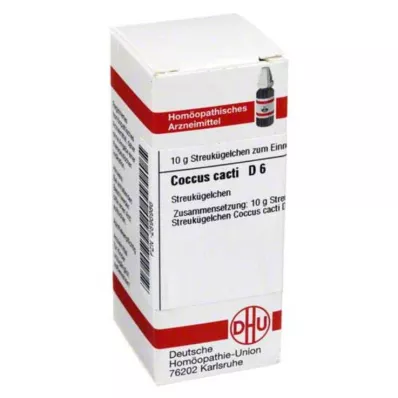 COCCUS cactos D 6 glóbulos, 10 g COCCUS cactos D 6 glóbulos, 10 g