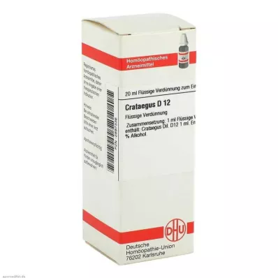 CRATAEGUS Diluição D 12, 20 ml CRATAEGUS Diluição D 12, 20 ml