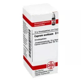 CUPRUM ACETICUM D 6 glóbulos, 10 g