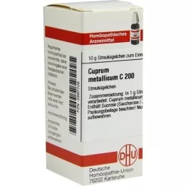 CUPRUM METALLICUM C 200 glóbulos, 10 g