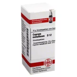 CUPRUM METALLICUM D 12 glóbulos, 10 g