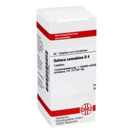 DATISCA Cannabina D 4 comprimidos, 80 unid