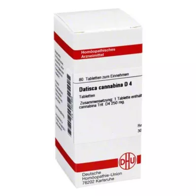 DATISCA Cannabina D 4 comprimidos, 80 unid DATISCA Cannabina D 4 comprimidos, 80 unid