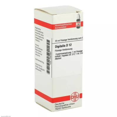 DIGITALIS Diluição D 12, 20 ml DIGITALIS Diluição D 12, 20 ml
