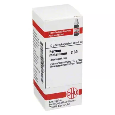 FERRUM METALLICUM C 30 glóbulos, 10 g FERRUM METALLICUM C 30 glóbulos, 10 g