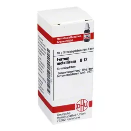 FERRUM METALLICUM D 12 glóbulos, 10 g