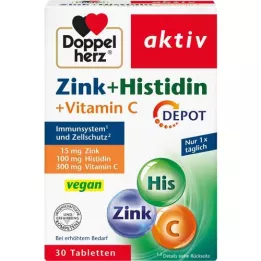 DOPPELHERZ Zinco+Histidina Depot Comprimidos activos, 30 unid