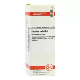 FORMICA RUFA Diluição D 6, 20 ml