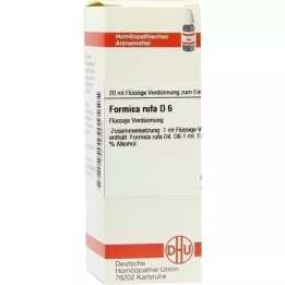 FORMICA RUFA Diluição D 6, 20 ml