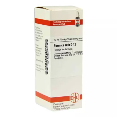FORMICA RUFA Diluição D 12, 20 ml