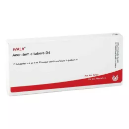 ACONITUM E tubere D 4 ampolas, 10X1 ml