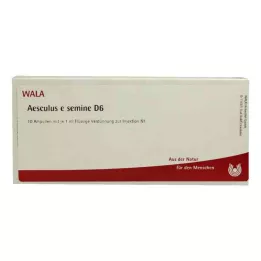 AESCULUS E semine D 6 ampolas, 10X1 ml