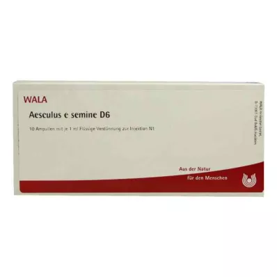 AESCULUS E semine D 6 ampolas, 10X1 ml