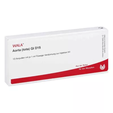 AORTA TOTA GL D 15 ampolas, 10X1 ml