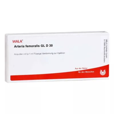 ARTERIA FEMORALIS GL D 30 ampolas, 10X1 ml