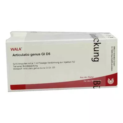 ARTICULATIO género GL D 5 ampolas, 50X1 ml ARTICULATIO género GL D 5 ampolas, 50X1 ml