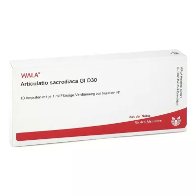 ARTICULATIO sacroiliaca GL D 30 ampolas, 10X1 ml
