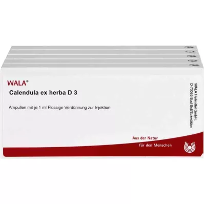 CALENDULA EX Herba D 3 ampolas, 50X1 ml CALENDULA EX Herba D 3 ampolas, 50X1 ml
