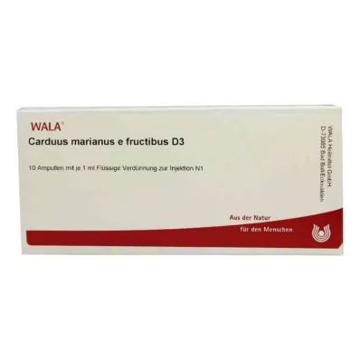 CARDUUS MARIANUS E fructibus D 3 ampolas, 10X1 ml CARDUUS MARIANUS E fructibus D 3 ampolas, 10X1 ml