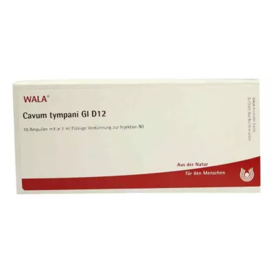 CAVUM tympani GL D 12 ampolas, 10X1 ml CAVUM tympani GL D 12 ampolas, 10X1 ml