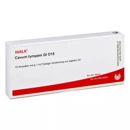 CAVUM tympani GL D 15 ampolas, 10X1 ml
