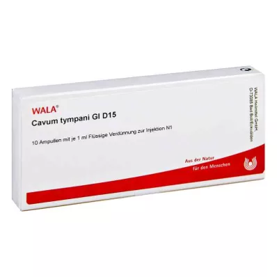 CAVUM tympani GL D 15 ampolas, 10X1 ml CAVUM tympani GL D 15 ampolas, 10X1 ml