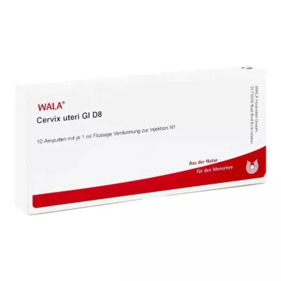 CERVIX uteri GL D 8 ampolas, 10X1 ml