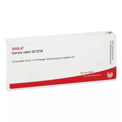 CERVIX uteri GL D 10 ampolas, 10X1 ml
