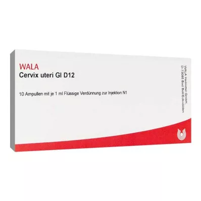 CERVIX uteri GL D 12 ampolas, 10X1 ml CERVIX uteri GL D 12 ampolas, 10X1 ml