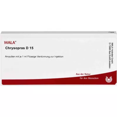 CHRYSOPRAS D 15 ampolas, 10X1 ml CHRYSOPRAS D 15 ampolas, 10X1 ml