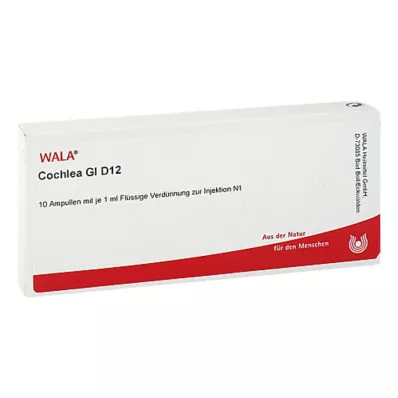 COCHLEA GL D 12 ampolas, 10X1 ml COCHLEA GL D 12 ampolas, 10X1 ml