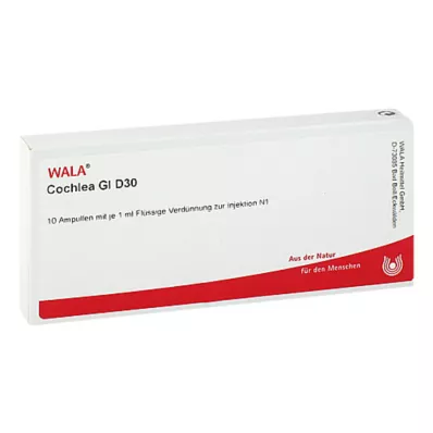 COCHLEA GL D 30 ampolas, 10X1 ml