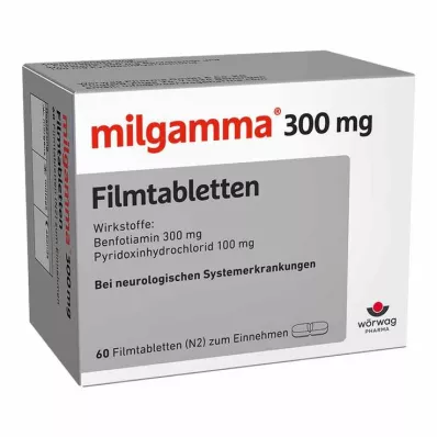 MILGAMMA Comprimidos revestidos por película de 300 mg, 60 unidades MILGAMMA Comprimidos revestidos por película de 300 mg, 60 unidades