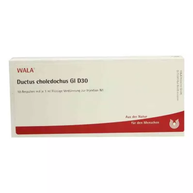 DUCTUS CHOLEDOCHUS GL D 30 ampolas, 10X1 ml