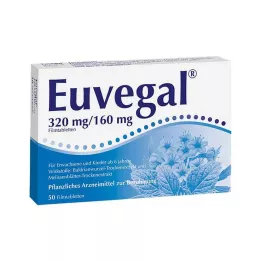 EUVEGAL 320 mg/160 mg comprimidos revestidos por película, 50 unidades