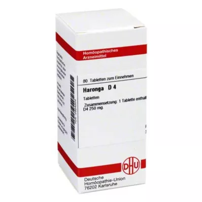 HARONGA D 4 Comprimidos, 80 Cápsulas
