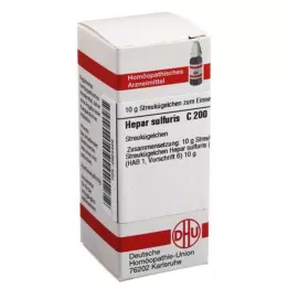 HEPAR SULFURIS C 200 glóbulos, 10 g