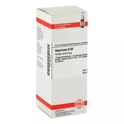 HYPERICUM Diluição D 30, 50 ml HYPERICUM Diluição D 30, 50 ml