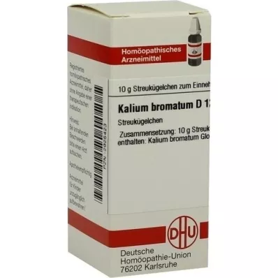 KALIUM BROMATUM D 12 glóbulos, 10 g