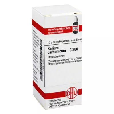 KALIUM CARBONICUM C 200 glóbulos, 10 g KALIUM CARBONICUM C 200 glóbulos, 10 g