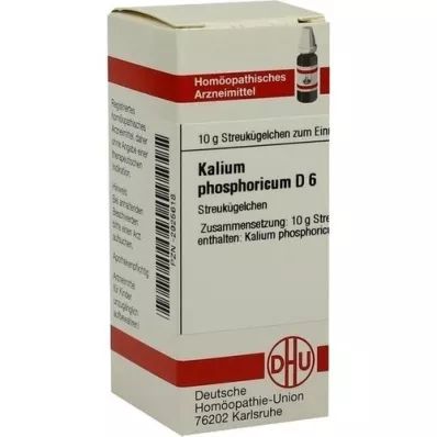KALIUM PHOSPHORICUM D 6 glóbulos, 10 g