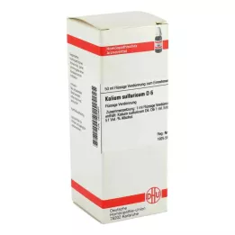 KALIUM SULFURICUM Diluição D 6, 50 ml