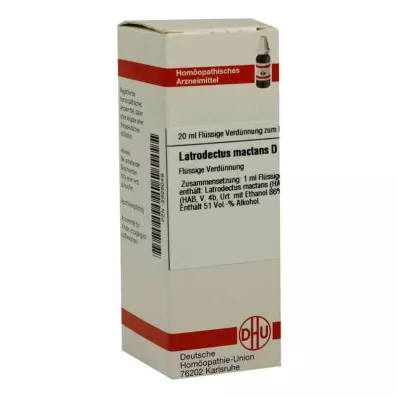LATRODECTUS mactans D 12 diluição, 20 ml
