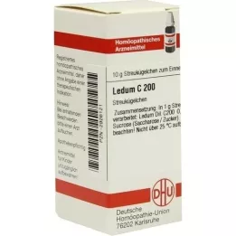 LEDUM C 200 glóbulos, 10 g