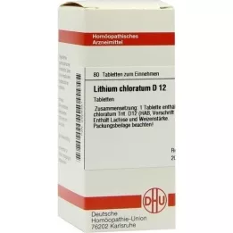 LITHIUM CHLORATUM D 12 Comprimidos, 80 Cápsulas