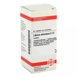 LITHIUM CHLORATUM D 12 Comprimidos, 80 Cápsulas